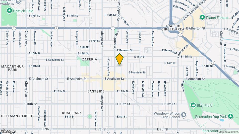 1393 Newport Ave Map and Location Details