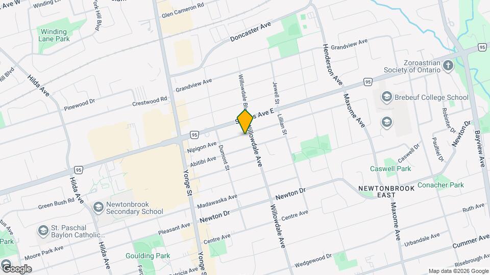 69 Nipigon Ave Map and Location Details