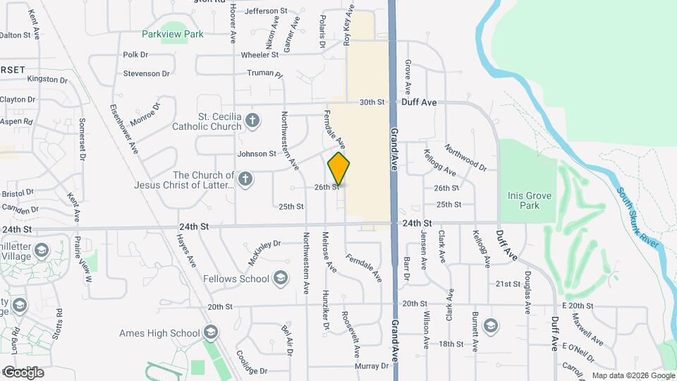 1004 26th St Map and Location Details