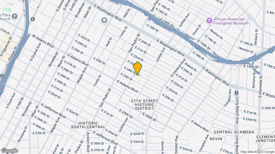 936 E 24th St Mapa y Detalles de la Ubicación