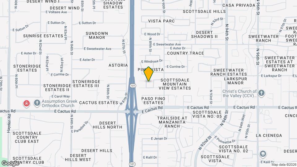 12505 N 88th Way Map and Location Details