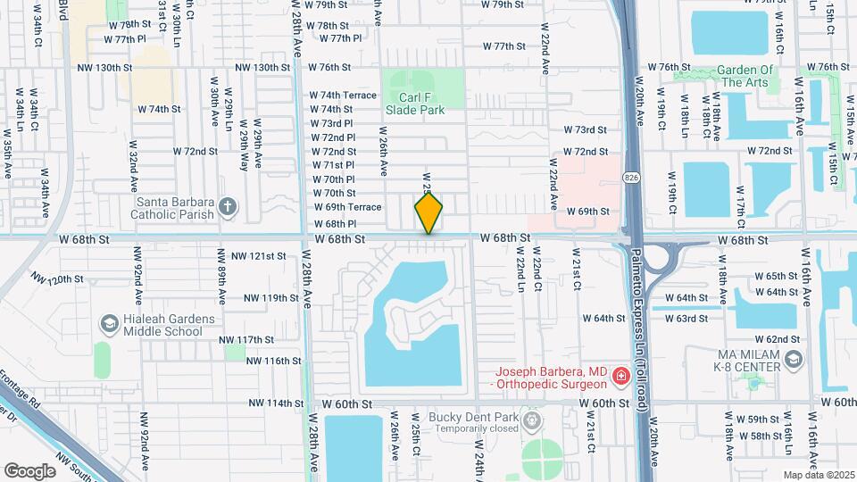 2505 W 67th Pl Mapa y Detalles de la Ubicación