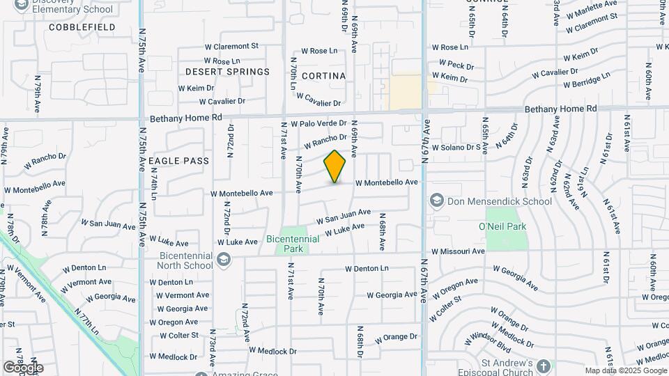 6925 W Montebello Ave Map and Location Details