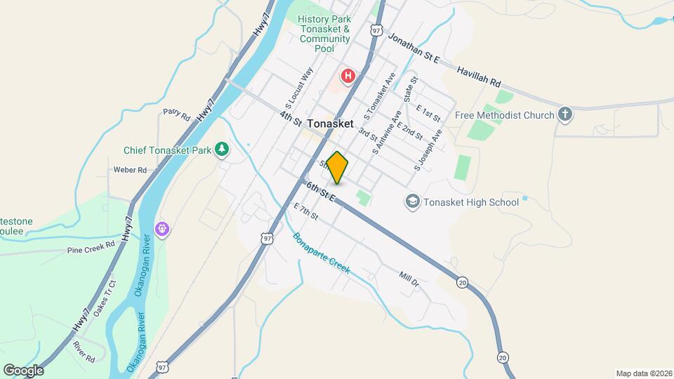 515 S Tonasket Ave Map and Location Details