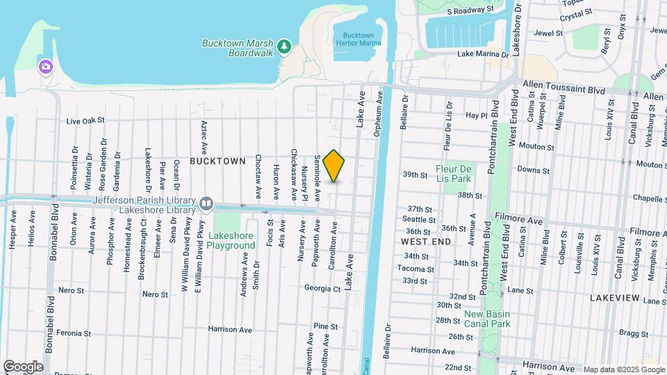 1504 Carrollton Ave Mapa y Detalles de la Ubicación