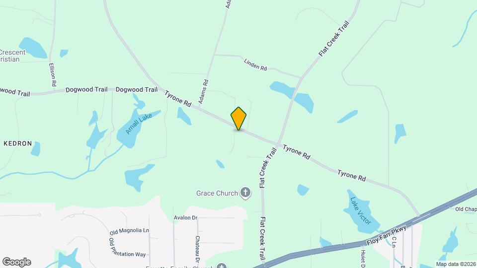 318 Tyrone Rd Map and Location Details