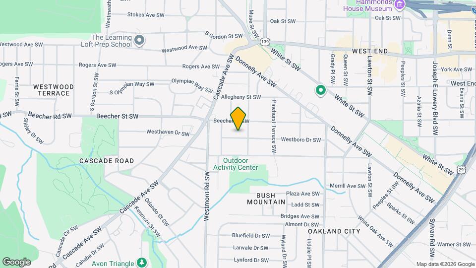 1439 Westboro Dr SW Map and Location Details