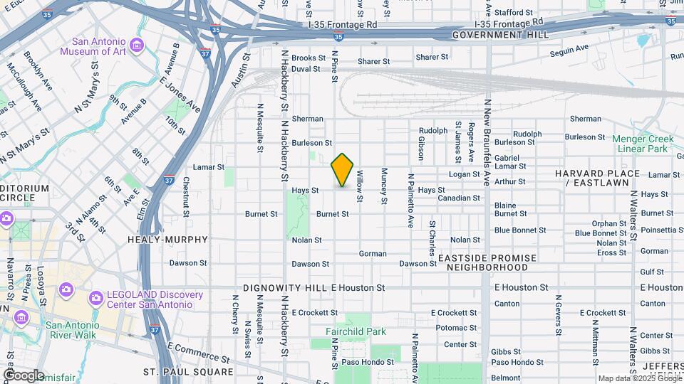 816 Hays St Map and Location Details