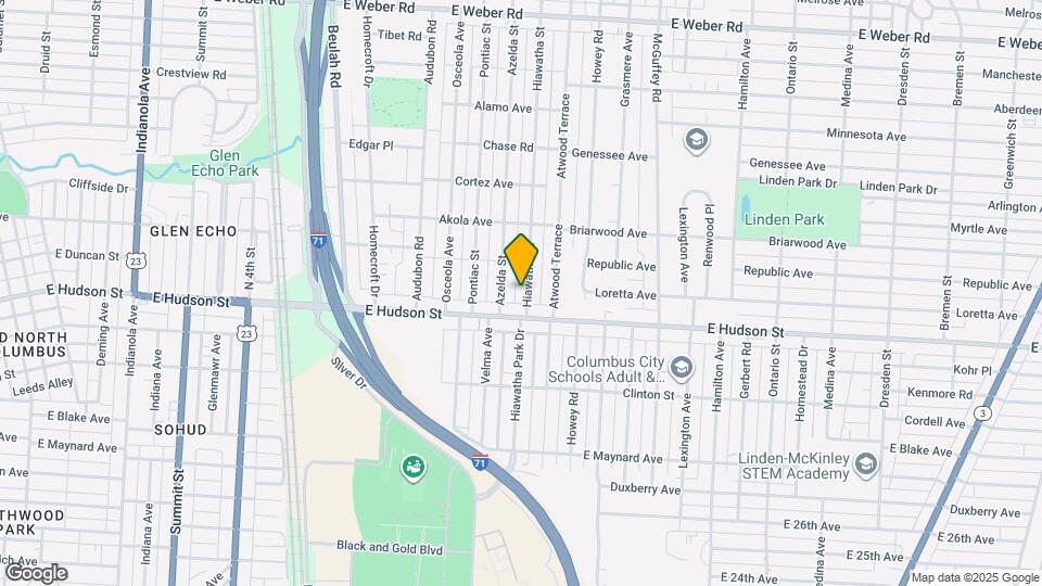 2459 Hiawatha St Map and Location Details