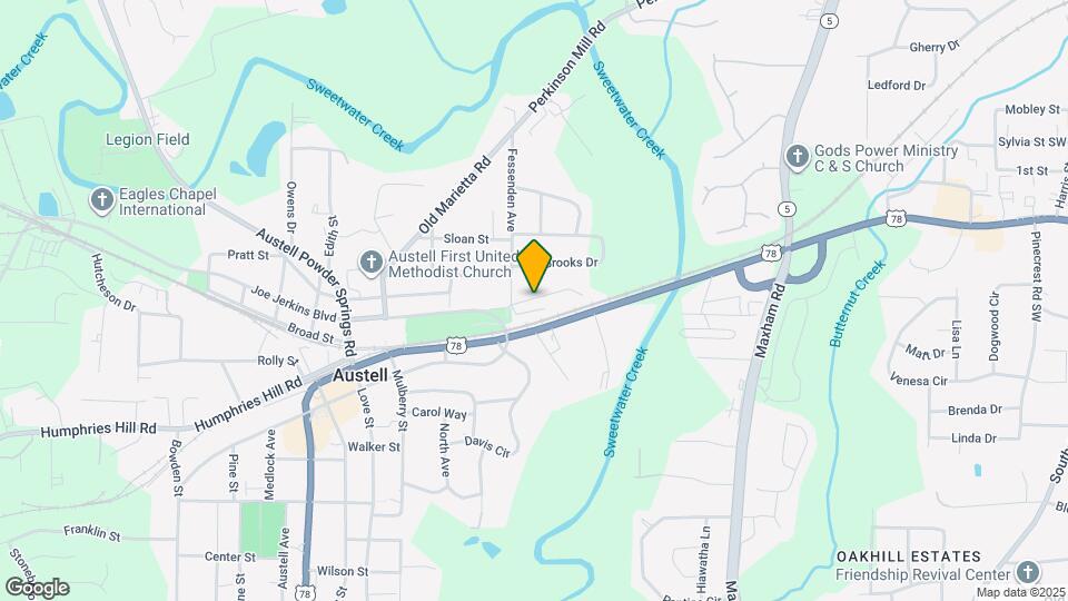 2547 Washington St Map and Location Details