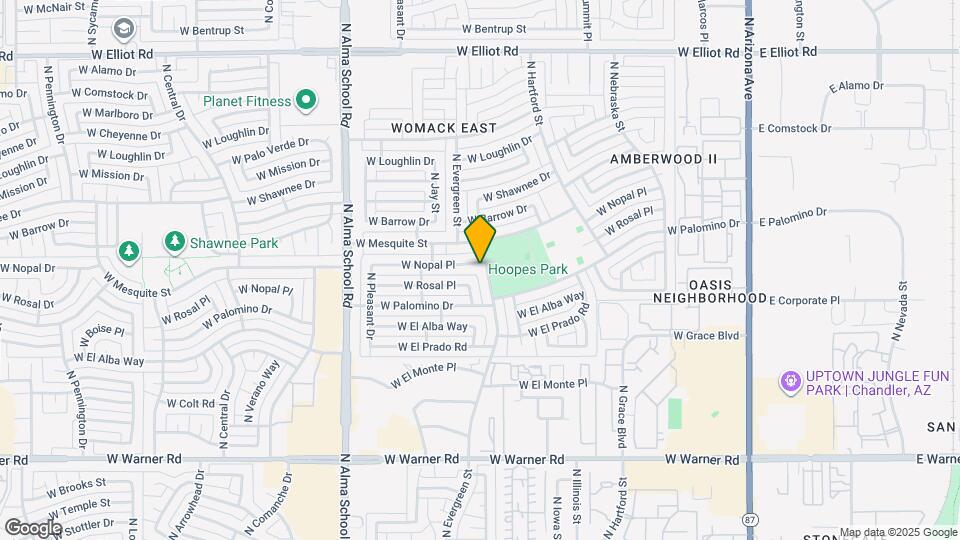 705 W Nopal Pl Map and Location Details