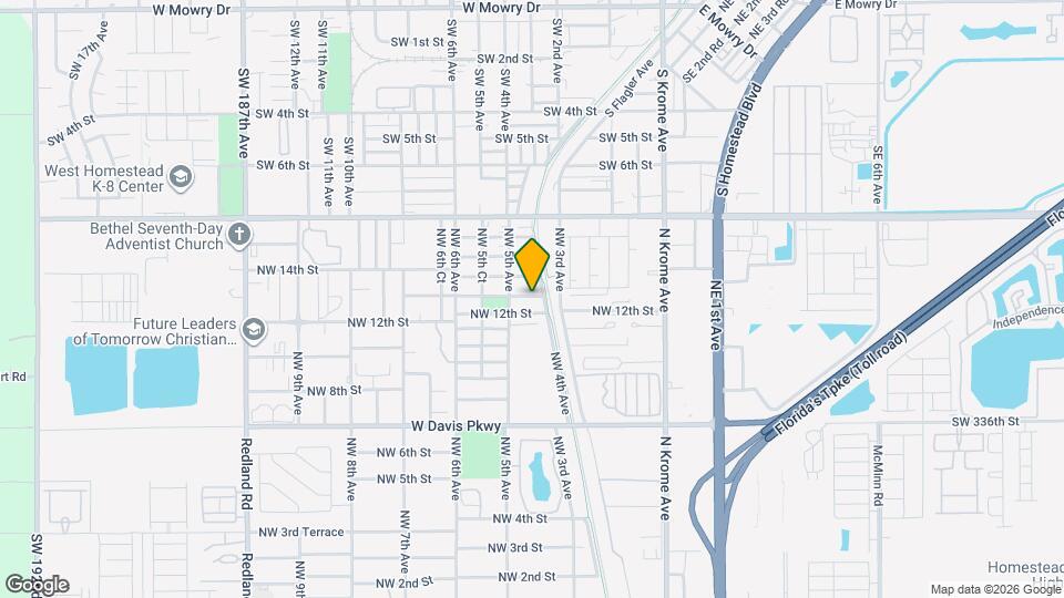 415 NW 13 Ct Map and Location Details