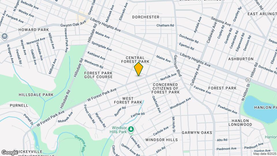 4118 W Forest Park Ave, Unit 3rd floor Map and Location Details