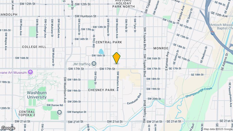 1635 SW Western Ave Map and Location Details