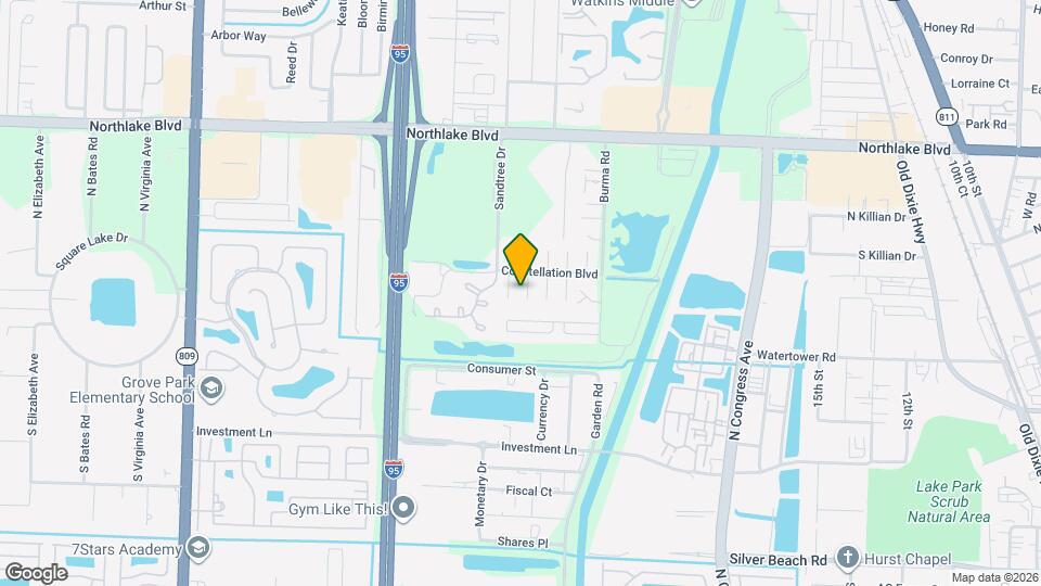 8617 Pluto Terrace Map and Location Details