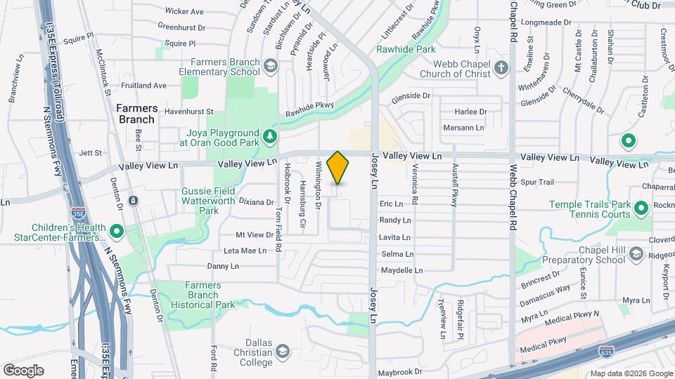 12895 Red Hawk Dr Map and Location Details