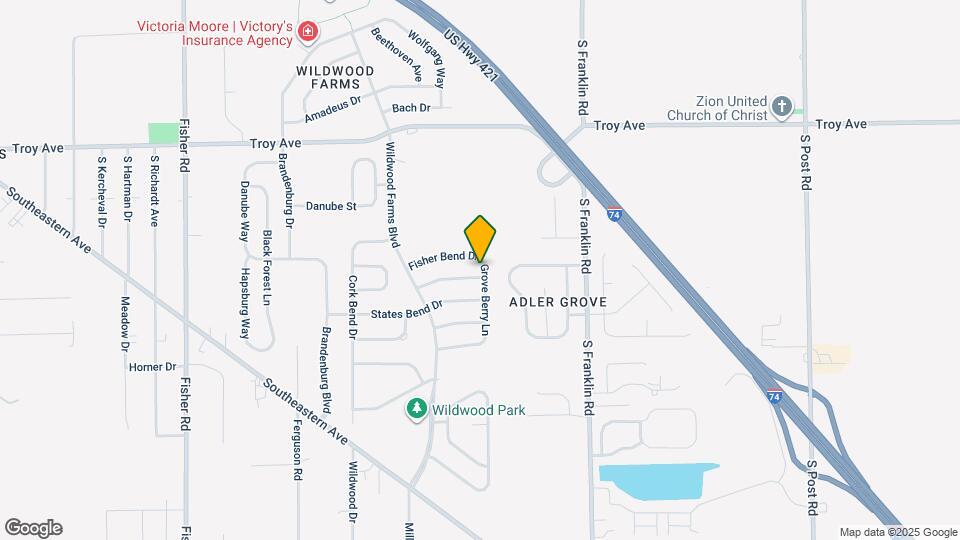 8132 Grove Berry Way Map and Location Details