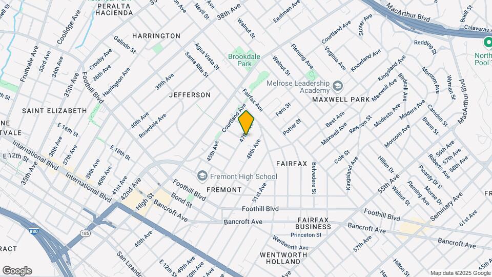 2252 47th Ave Mapa y Detalles de la Ubicación