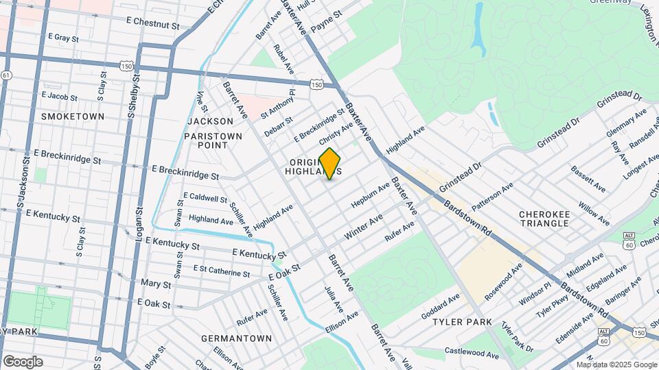 1401 Highland Ave Mapa y Detalles de la Ubicación