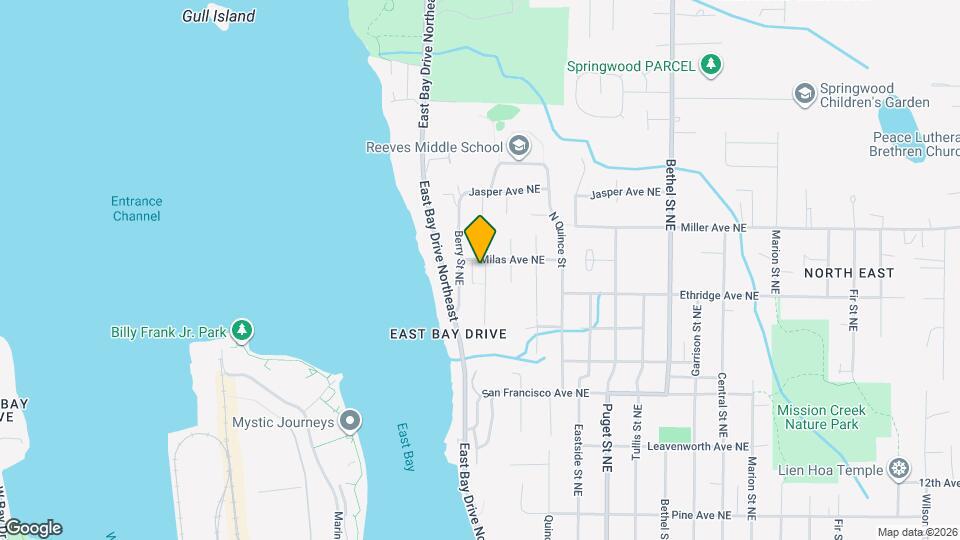 1821 Arbutus St NE Map and Location Details