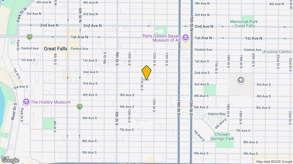 1109 3rd Ave S Mapa y Detalles de la Ubicación