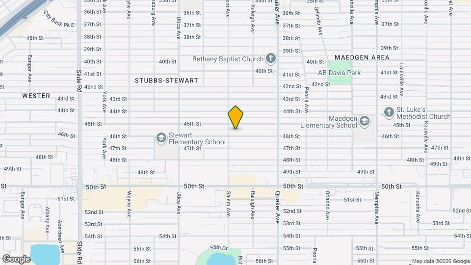 4516 46th St Map and Location Details