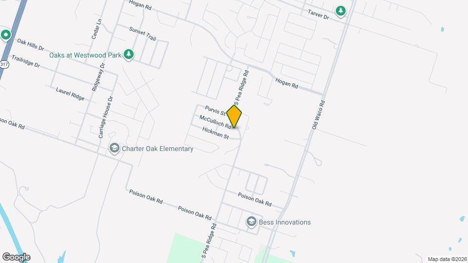 7507 McCulloch Rd Map and Location Details