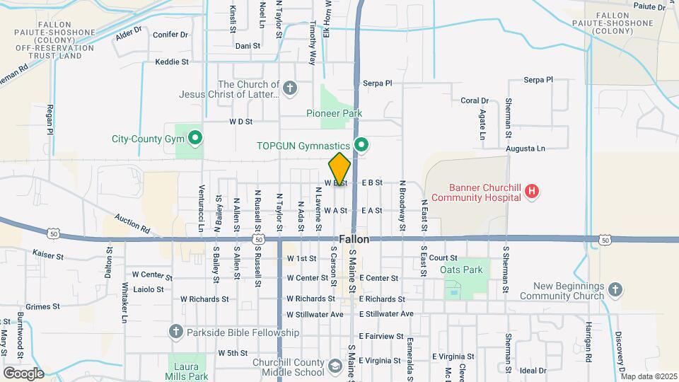 172-190 N Carson St Mapa y Detalles de la Ubicación