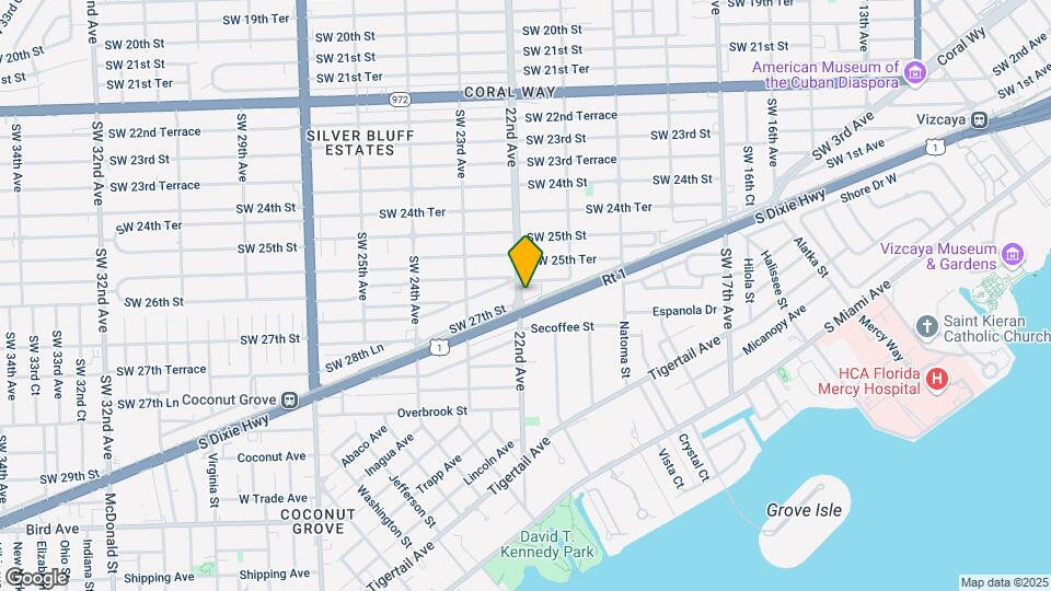 2615 SW 22nd Ave Map and Location Details