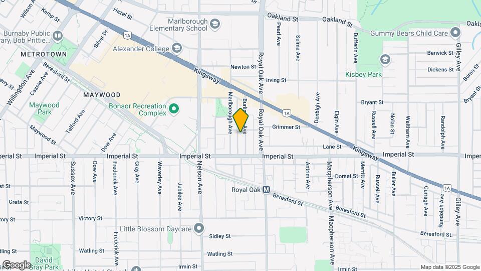 6649 Burlington Ave Map and Location Details