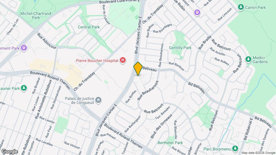 2630 De Beauséjour Rue Map and Location Details