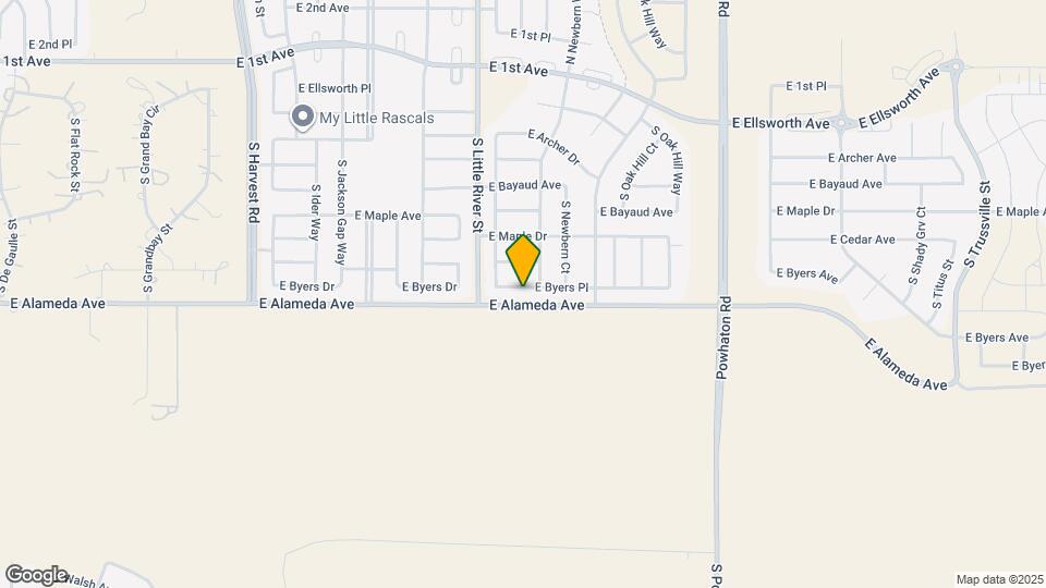 25830 E Byers Pl Map and Location Details