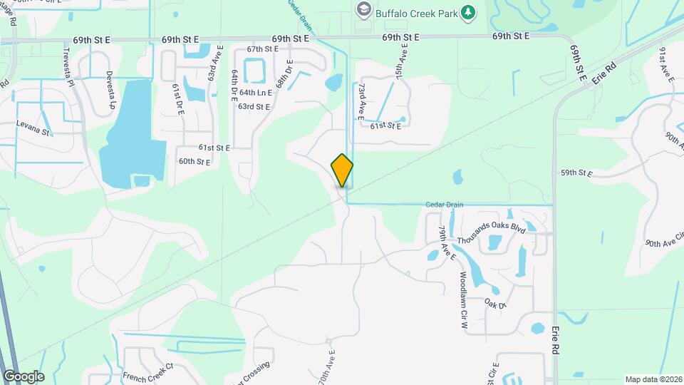 5806 Oak Mill Terrace Map and Location Details