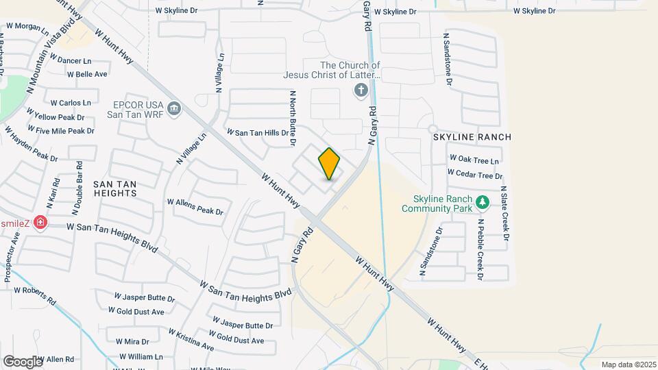1741 W Desert Mountain Dr Map and Location Details