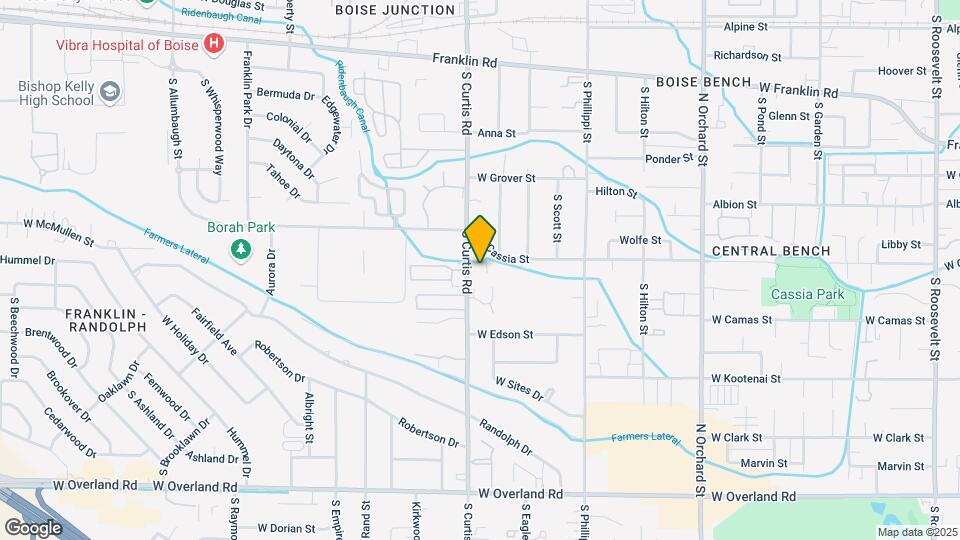 824 S Curtis Rd, Unit 824 Mapa y Detalles de la Ubicación