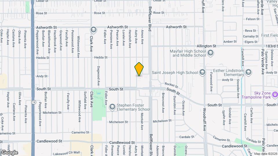 5838 Autry Ave Map and Location Details