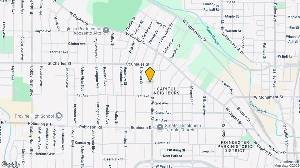 255 S Prentiss St Map and Location Details