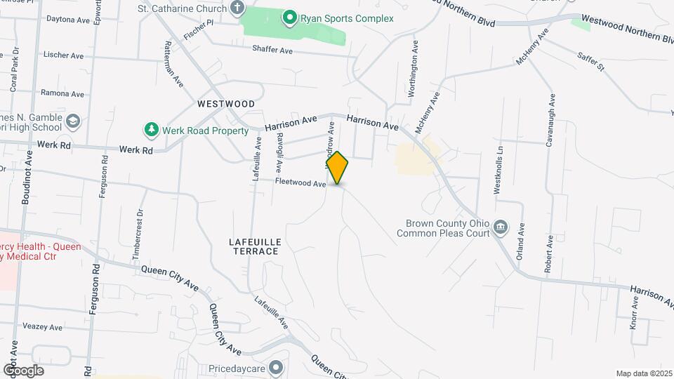 2583 Fleetwood Ave Map and Location Details