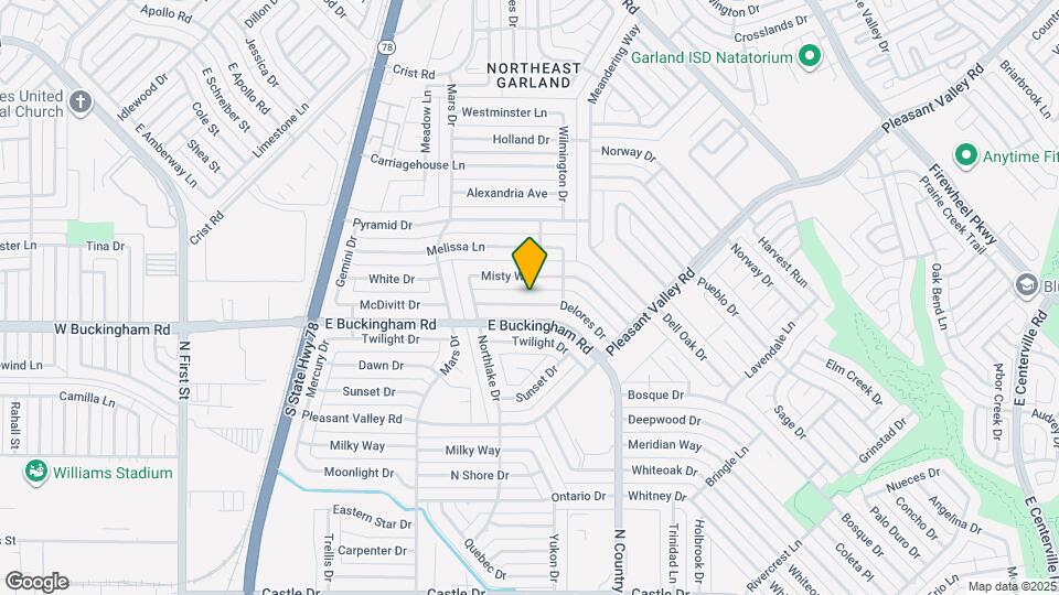 1041 Delores Dr Map and Location Details