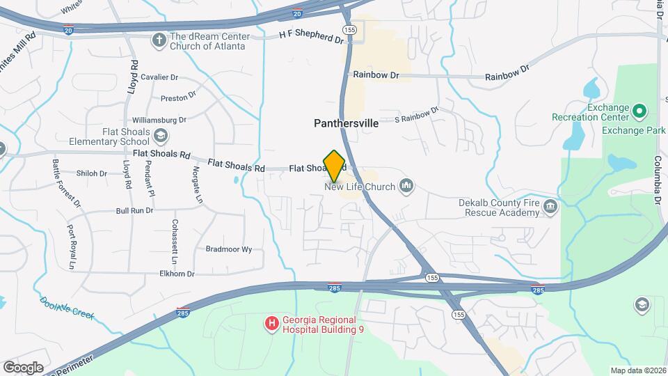 2918 Hillside Pl Mapa y Detalles de la Ubicación