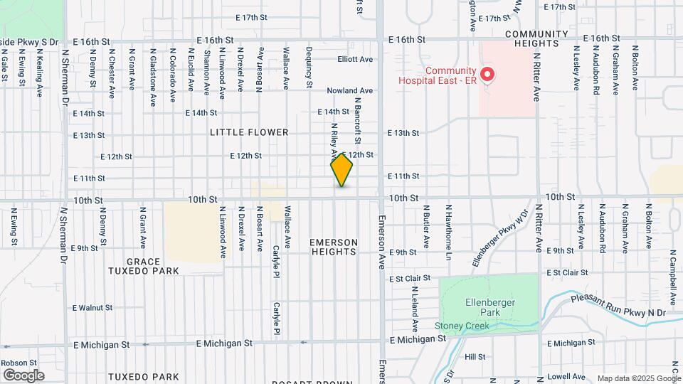 5010 E 10th St Map and Location Details