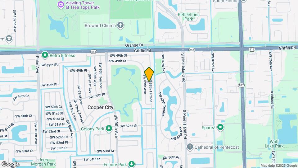 5031 SW 88th Terrace Map and Location Details