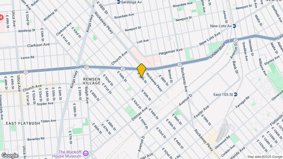 642 E 96 St: Ownership Requesting Proposals Map and Location Details