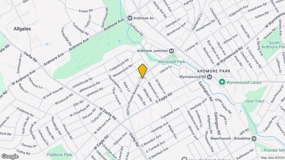 227 E Hathaway Ln Map and Location Details