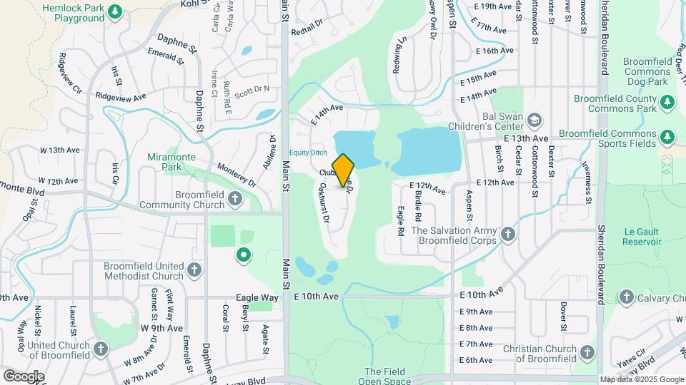 1197 Clubhouse Dr Map and Location Details