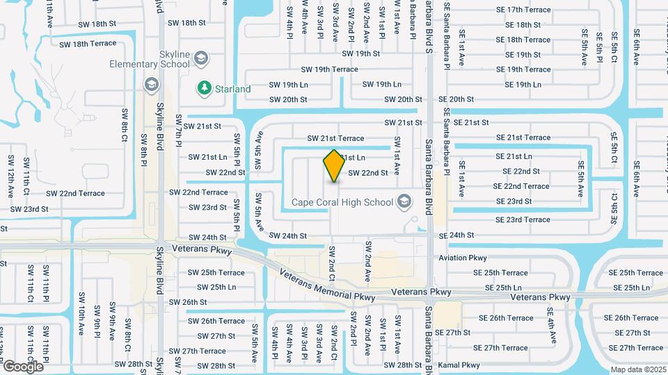 2214 SW 2nd Ct Map and Location Details
