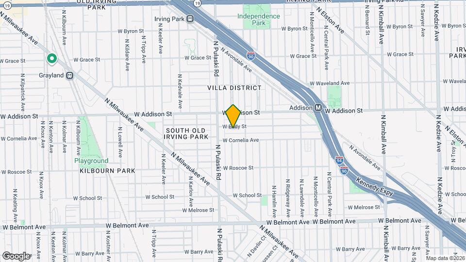 3925 W Eddy St Map and Location Details