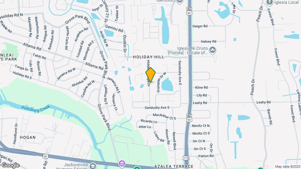 2703 Hidden Village Dr Map and Location Details