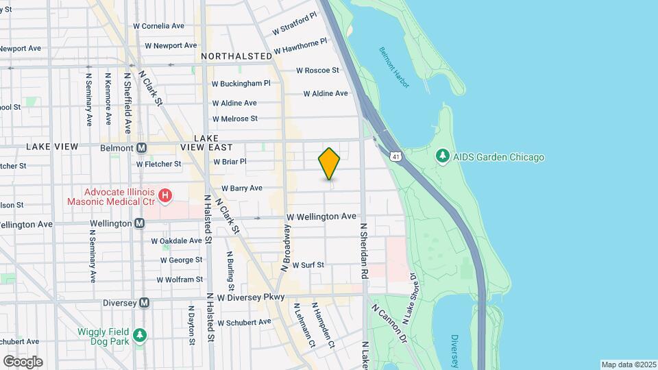 454 W Barry Ave, Unit 514 Mapa y Detalles de la Ubicación