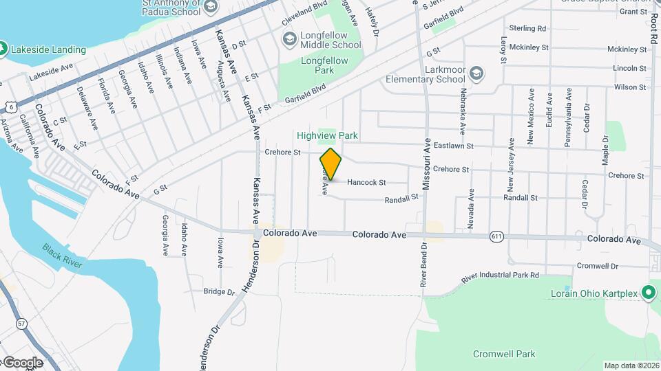 1535 Fillmore Ave Mapa y Detalles de la Ubicación